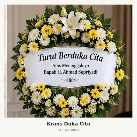 Krans Bunga Duka Grand Depok City